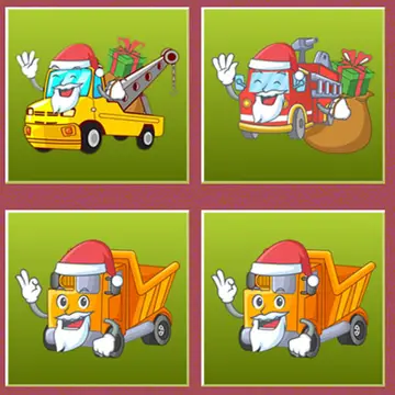 Christmas Trucks Memory Oyna - Bulmaca Oyunu