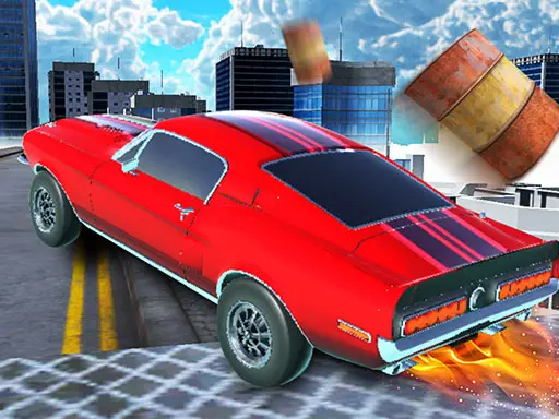 City Car Stunt لعبة سباق السيارات على الطرق الخطيرة مجانا
