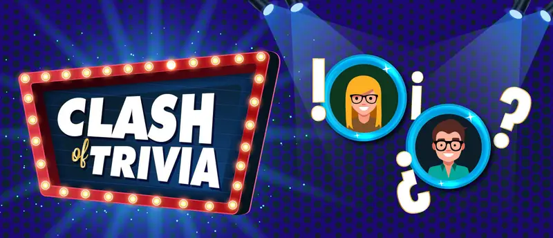 Clash of Trivia لعبة أسئلة وأجوبة مجانية للعب عبر الإنترنت