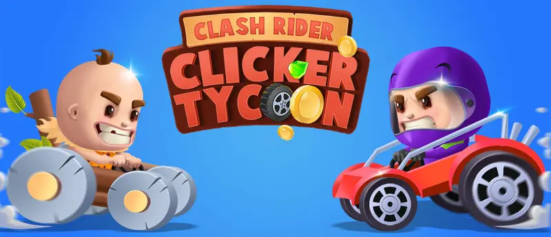 Clash Rider - لعبة النقرات وتطوير المركبات مجانًا
