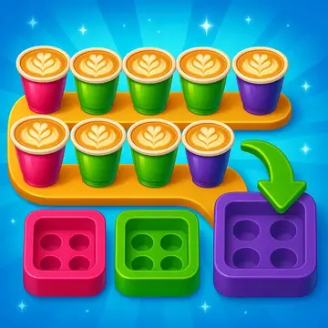 Coffee Color Blocks - Jogo de Quebra-Cabeça Online Grátis