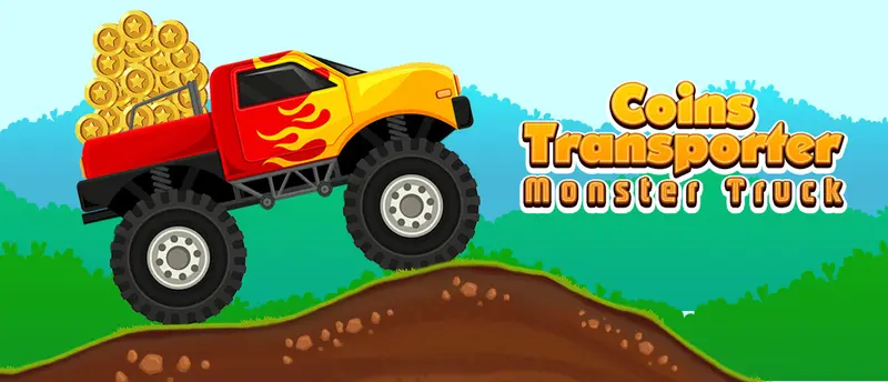 Coins Transporter Monster Truck