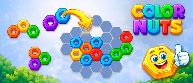 Color Nuts لعبة مطابقة الألوان مجانية للعب عبر الإنترنت