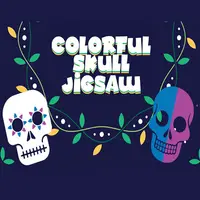 Colorful Skull Jigsaw - Ücretsiz Online Puzzle ve Yapboz Oyunu