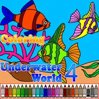 Coloring Underwater World 4 - Juego de pintar gratis y divertido