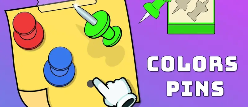 Colors pins - パズルゲームで遊ぶ無料ゲーム