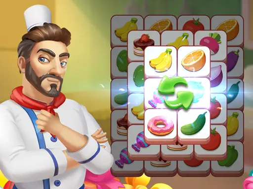 Cooking Tile – Kostenloses Mahjong & Match-3 Spiel online spielen