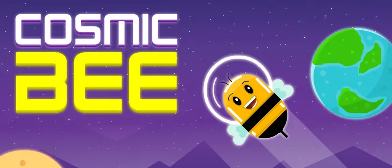 Cosmic Bee 無料パズルゲーム|宇宙を飛び回る遊び方