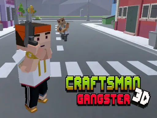 CraftsMan 3D Gangster لعبة أكشن مجانية للعب عبر الإنترنت