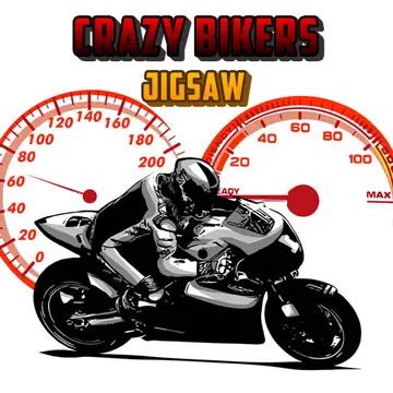 Crazy Bikers Jigsaw - Ücretsiz Online Puzzle ve Jigsaw Oyunu