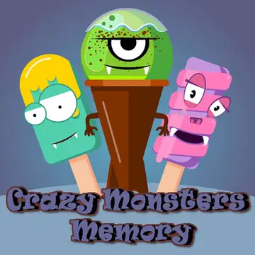 Crazy Monsters Memory - Ücretsiz Online Eşleştirme Oyunu