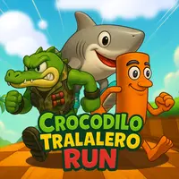Crocodilo Tralalero Run - Jeu de plateforme gratuit en ligne
