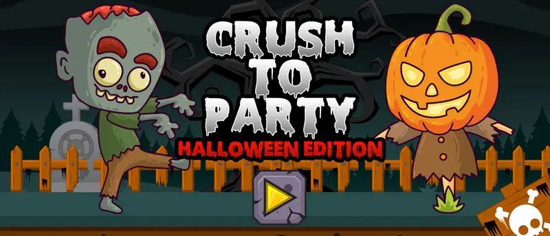 Crush to Party: ハロウィン版 - オンラインで遊べる無料パズルゲーム