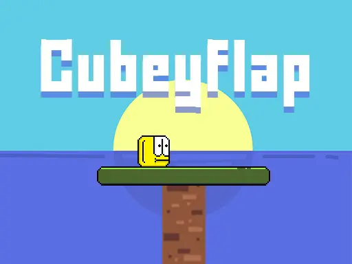 Cubeyflap لعبة مغامرة ممتعة للعب مجانا على الإنترنت
