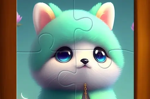 Cute Cat Jigsaw Puzzle – Kostenloses Puzzlespiel für Katzenliebhaber
