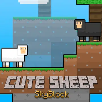 Cute Sheep SkyBlock - Fun Online Adventure Game for All Ages