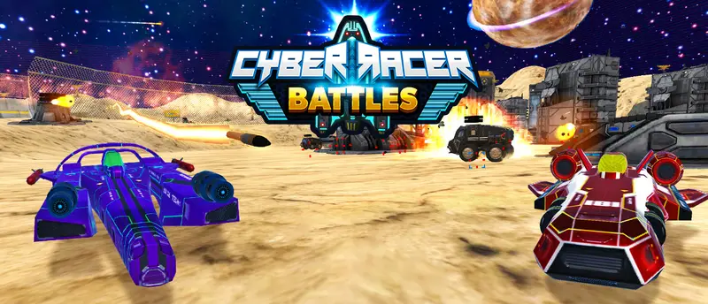 Cyber Racer Battles لعبة سباق ومعارك في الفضاء - العب الآن مجانًا
