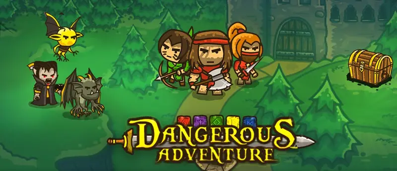 Dangerous Adventure - Jogue jogo de aventura e quebra-cabeça com heróis