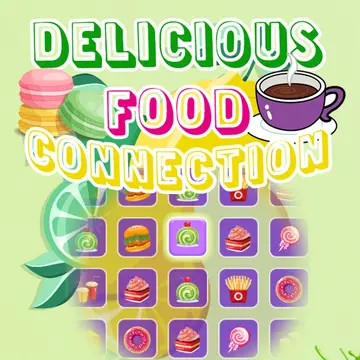Delicious Food Connection – Kostenloses Verbindungsspiel online spielen