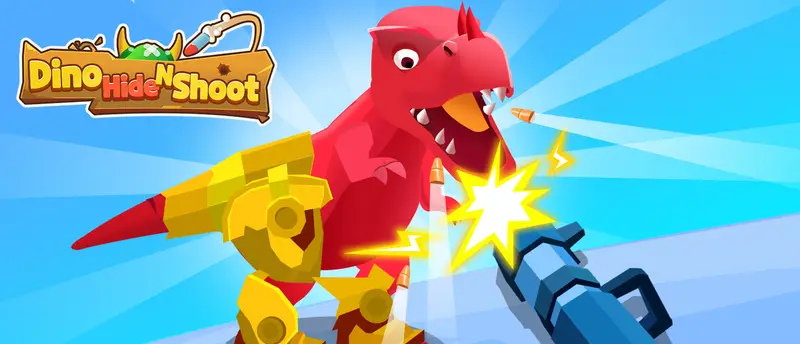 Dino Hide N Shoot - 恐竜テーマのアクションシューティングゲームを無料でプレイ