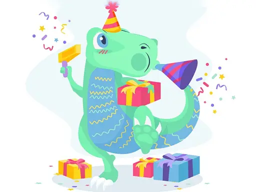 Dino Party Jigsaw - Jeu de Puzzle en Ligne Gratuit