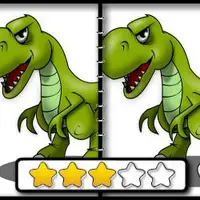 Dinosaur Spot The Difference - Juego Gratis para Niños en Línea