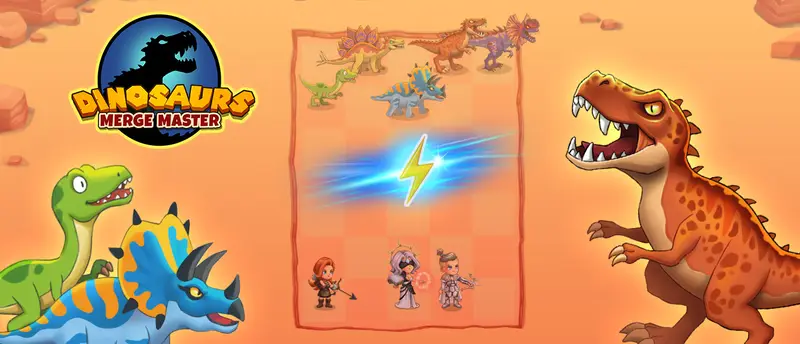 Dinosaurs Merge Master 無料で遊べるマージゲーム - オンライン対戦も
