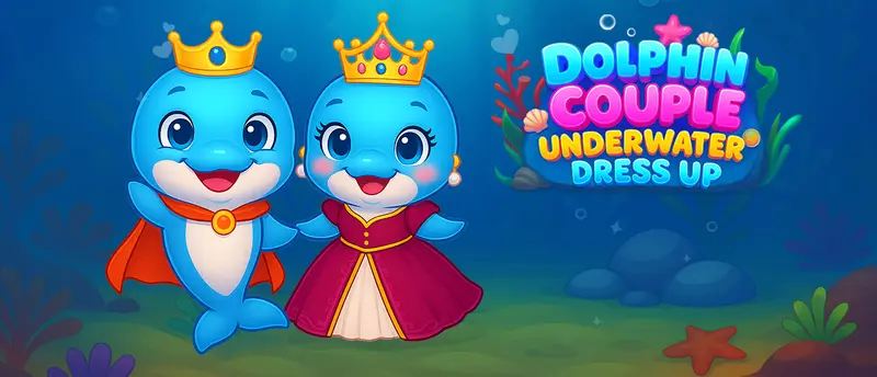 Dolphin Couple Underwater Dress Up