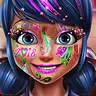 Dotted Girl New Year Makeup