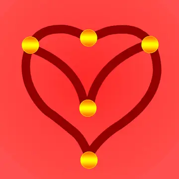 Draw Curve 無料パズルゲーム - 一筆で線を引く脳トレゲーム
