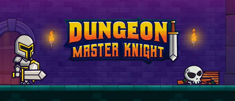 Dungeon Master Knight: Jogue Jogo de Ação Medieval 2D Grátis