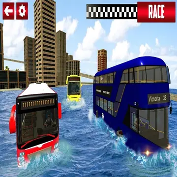 Extreme Water Surfer Bus Simulator - 水上バスレースゲーム