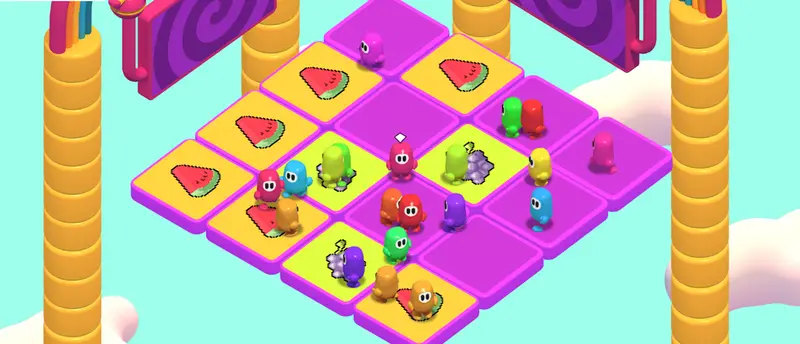 Fall Beans - Jogo Online de Corrida Colorida e Divertida