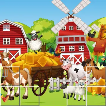 Farm Pic Tetriz - Jeu de Puzzle en Ligne Gratuit