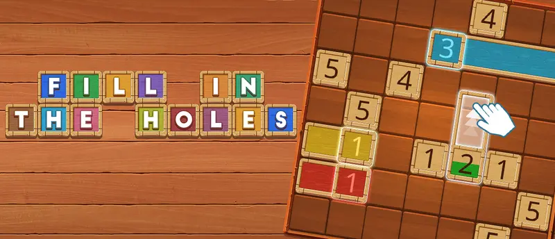 Fill In the holes パズルゲーム 無料で遊ぶ