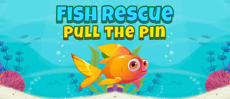 Fish Rescue Pull the Pin - Jeu de Puzzle Casual à Jouer en Ligne Gratuit
