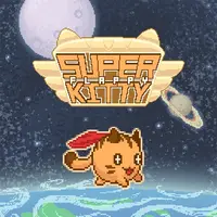 Flappy Super Kitty - 無料で遊べるカジュアルゲーム