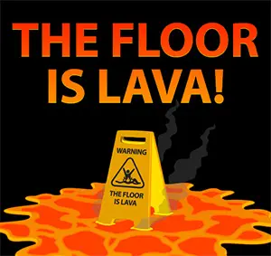 Floor is Lava - オンラインで遊べるカジュアルゲーム