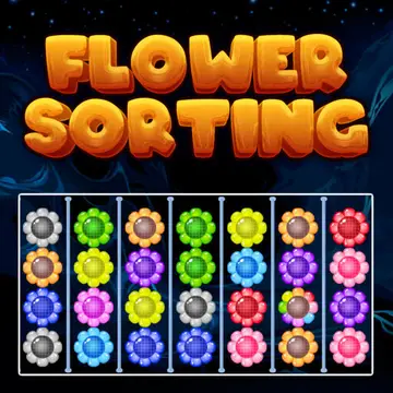 Flower Sorting - Jogo de Puzzle Online Grátis para Jogar