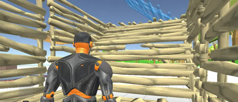 Fort Shooter Simulator لعبة بناء وتدريب الأسلحة ثلاثية الأبعاد مجانًا