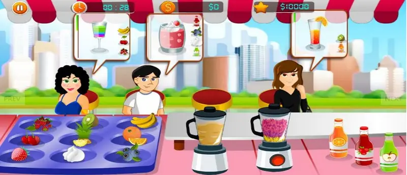 Fruit Juice Maker – Kostenloses Kochspiel zum Servieren von Säften & Smoothies online spielen