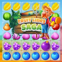 Fruit Lines Saga - Jogue Grátis e Divirta-se com Puzzle de Frutas