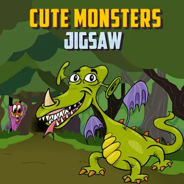 Fun Monsters Jigsaw – Kostenloses Puzzlespiel online spielen