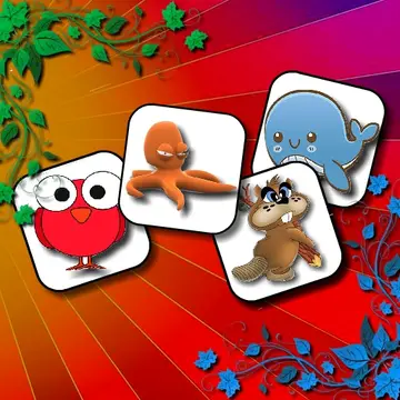 Funny Animals Memory - Ücretsiz Çocuklar ve Yetişkinler İçin Oyna