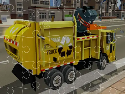 Garbage Trucks Jigsaw - Juego de Rompecabezas Gratis en Línea