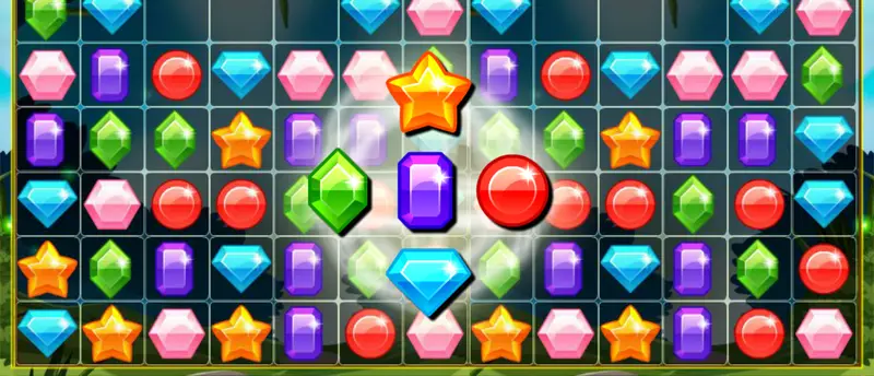 Gems Tetriz Match 3 - Juego gratis en línea para jugar