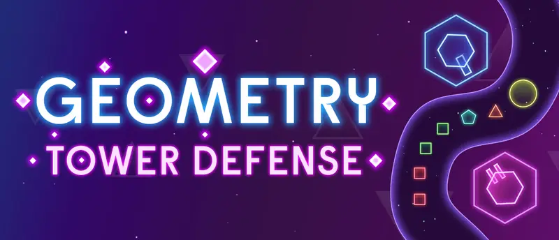 Geometry Tower Defense - لعبة دفاع الأبراج المجسمة مجانًا عبر الإنترنت