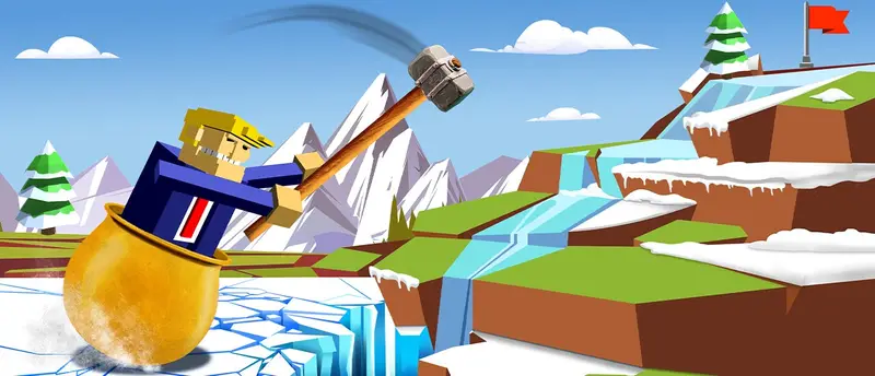 Getting Over Snow - 雪遊びと山登りを楽しむ無料ゲーム