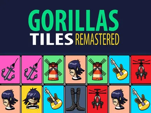 Gorillas Tiles Of The Unexpected – Kostenloses Mahjong & Connect Spiel online spielen
