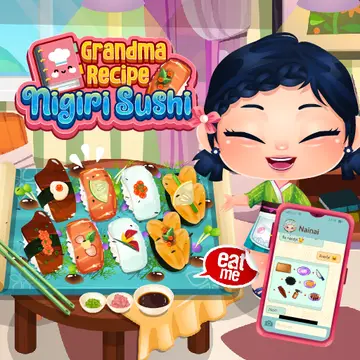 Grandma Recipe Nigiri Sushi – Kochspiel zum Nigiri Sushi selber machen